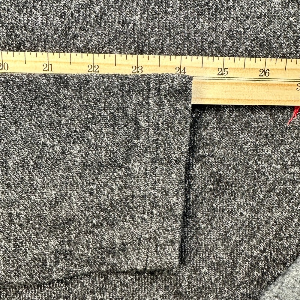 Tommy Bahama Long Sleeve Shirt Mens Medium Grey Heathered Contrast Shoulder Logo - Picture 6 of 9
